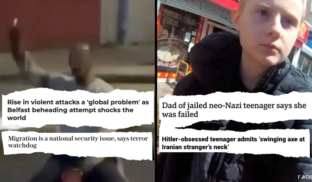We hear about violence perpetrated by Muslims and refugees, but not the violence against them