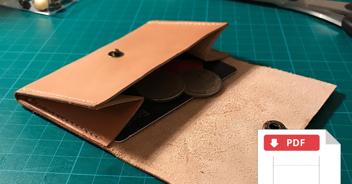 How-To: Hand Stitch A Leather Coin Wallet