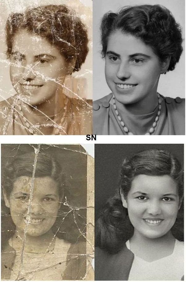 Impressive photo restoration by AI !