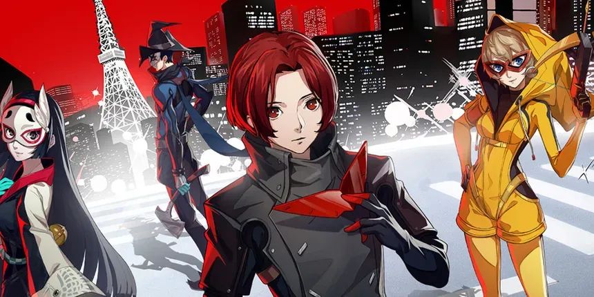 New Persona 5: The Phantom X cast picture, in the same Persona 5 motif.