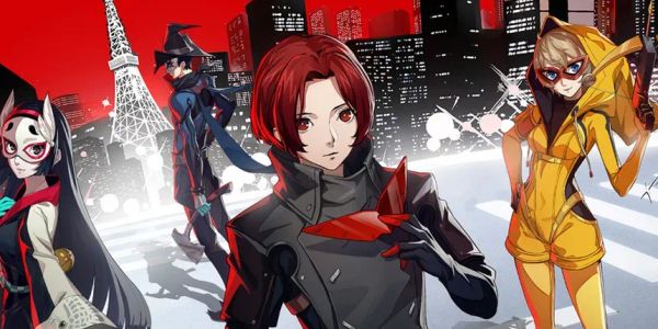 New Persona 5: The Phantom X cast picture, in the same Persona 5 motif.