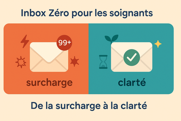 Inbox Zéro pour les soignants : comment j’ai repris le contrôle de ma boîte mail grâce à la productologie
