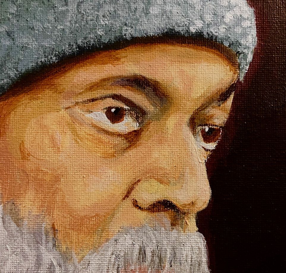 portrait of osho