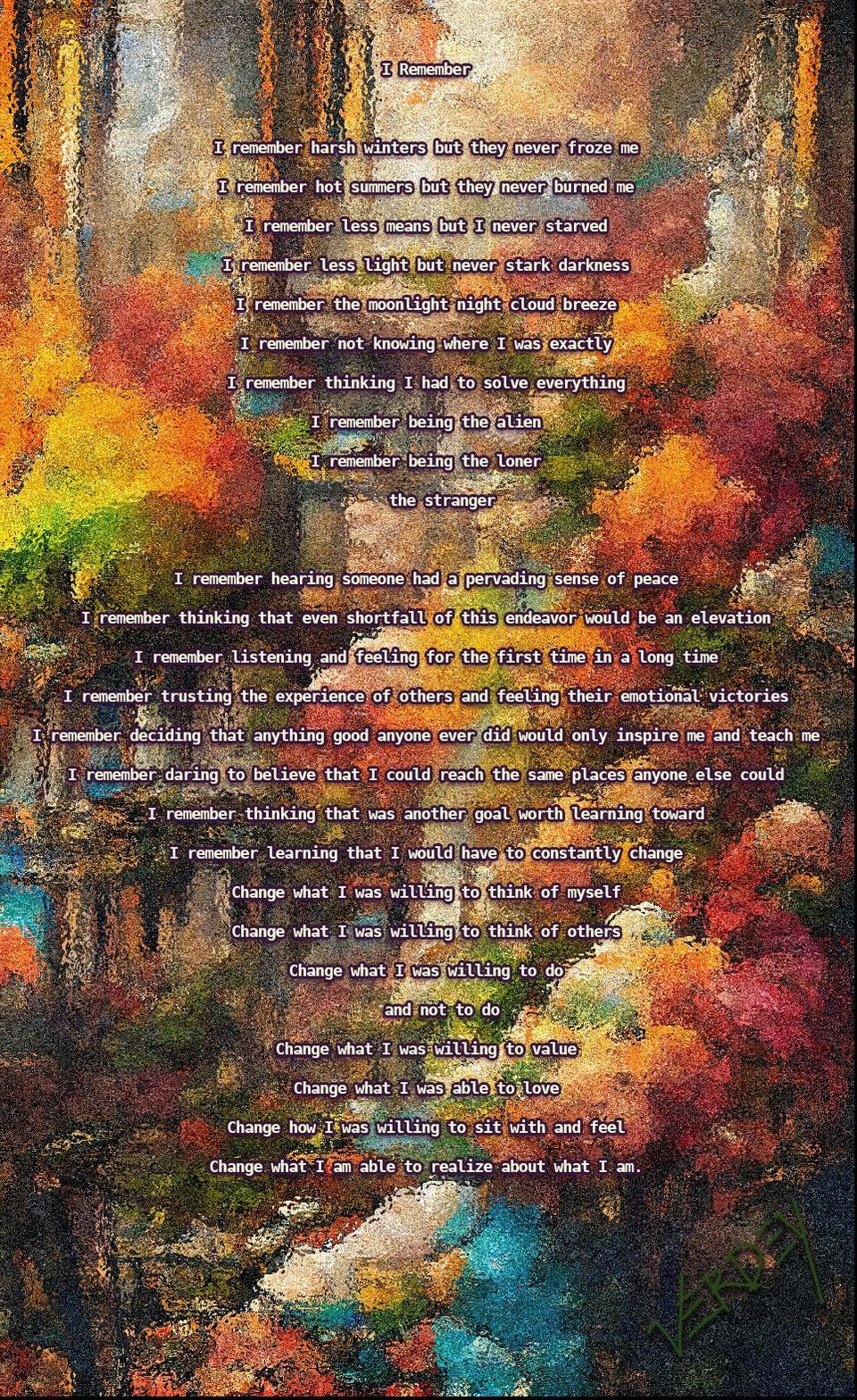 I Remember