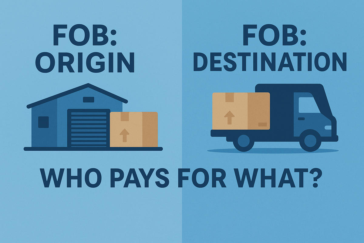 FOB Origin vs FOB Destination - Who Pays for What?
