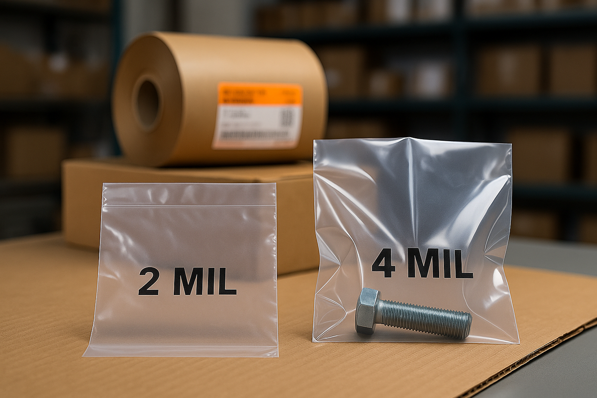 2 Mil vs. 4 Mil Poly Bags: Which One Should You Use for Government Contract Packaging?