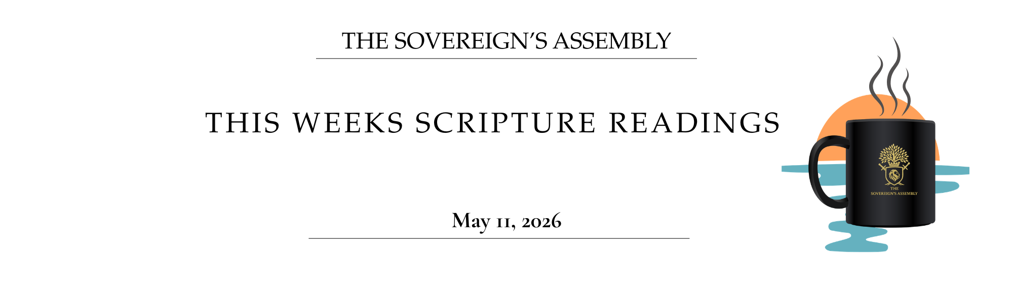 This Weeks Scripture Readings are Posted!