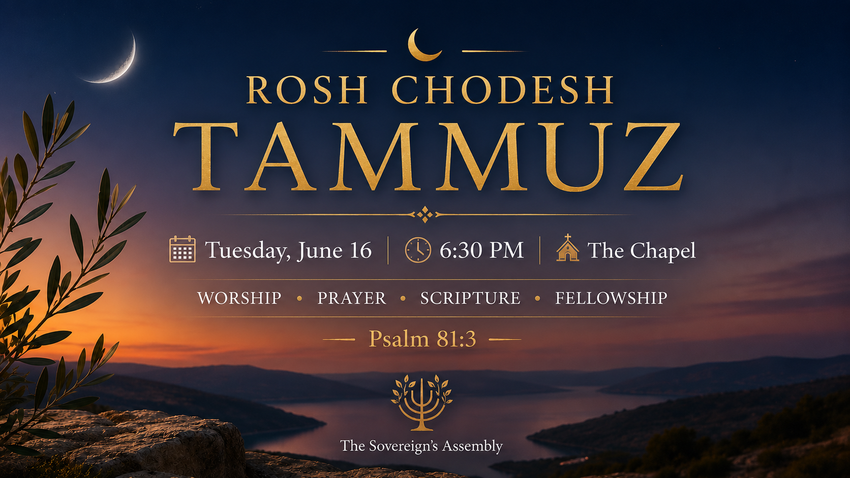 Rosh Chodesh Assembly