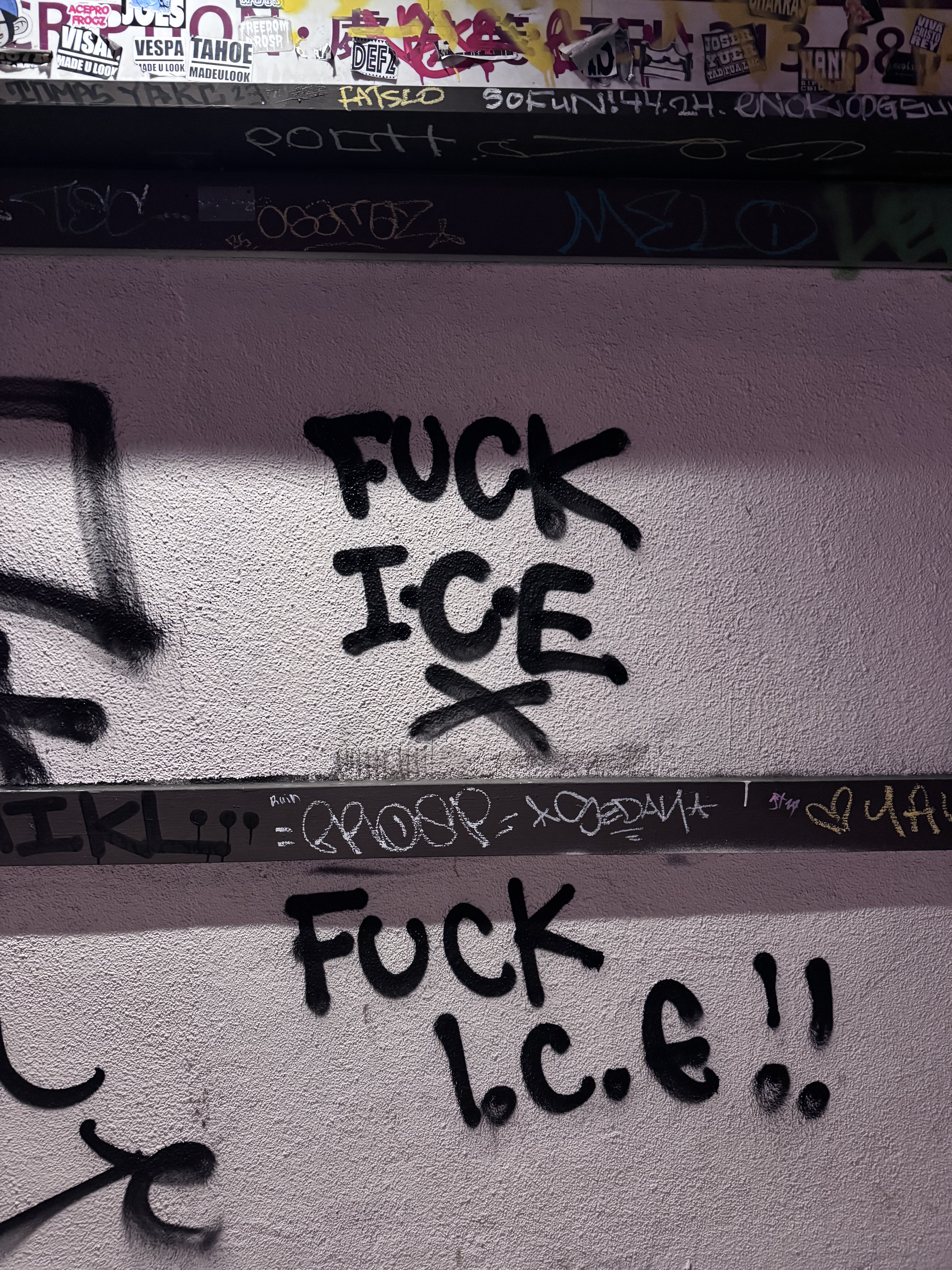 Graffiti fuck ice