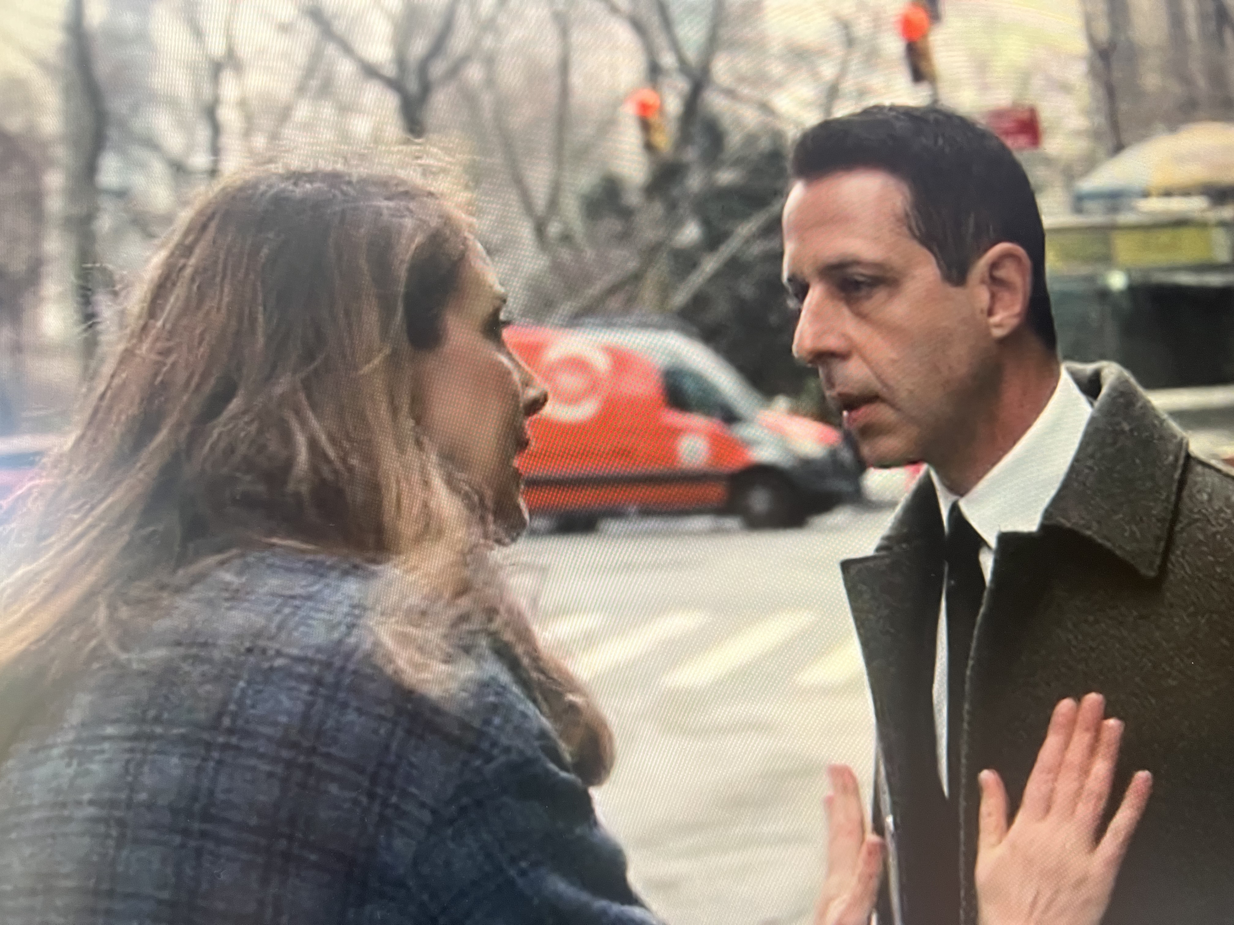 Kendall Roy berates his ex wife Rava