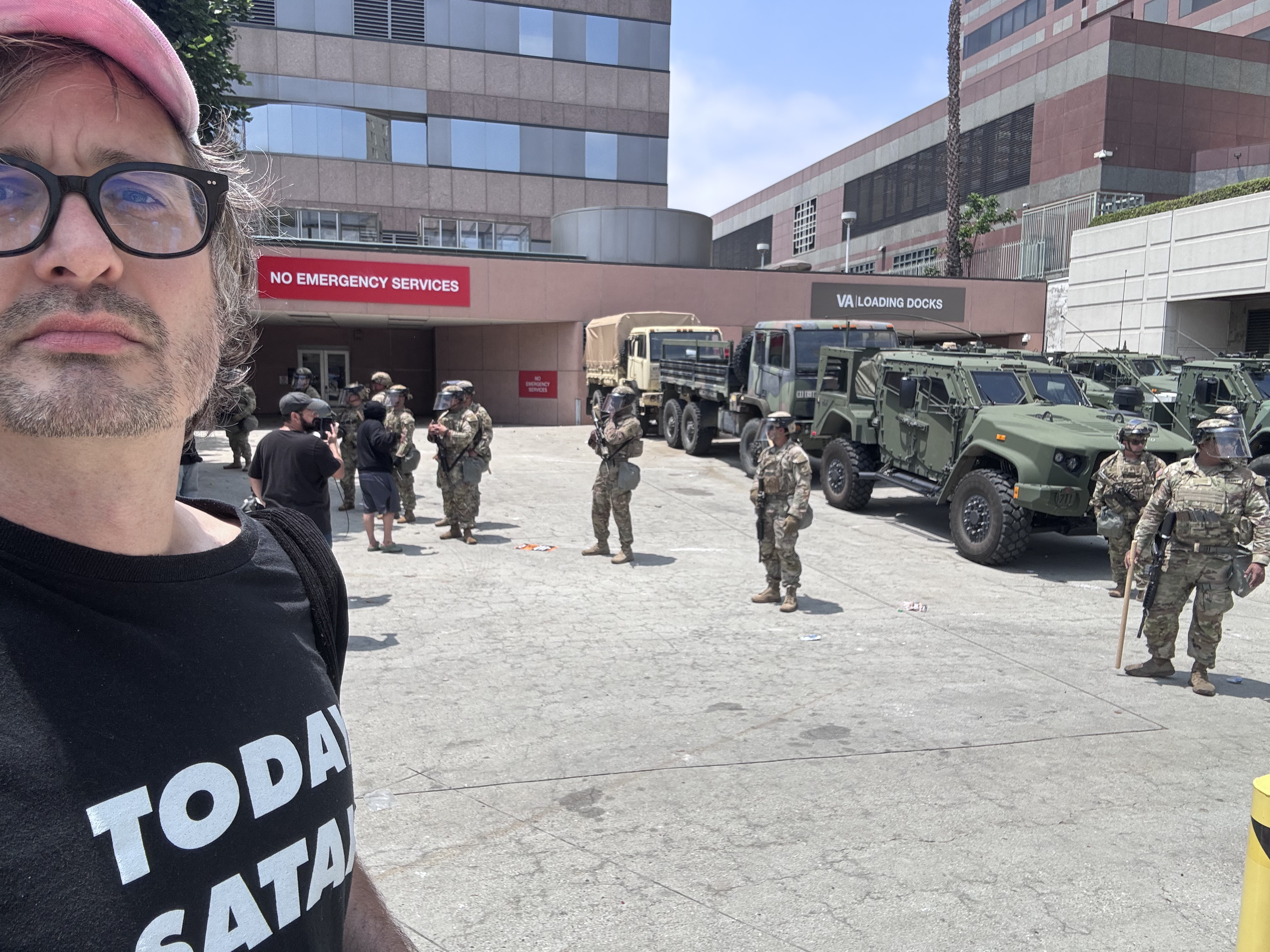 Me in front of National Guard