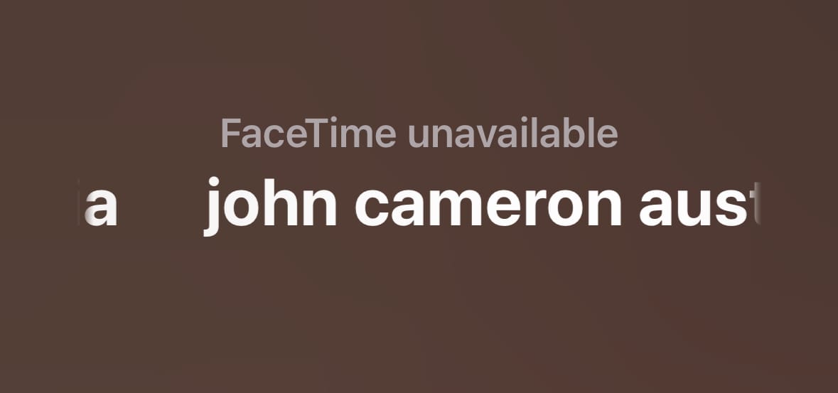 Me calling John's number