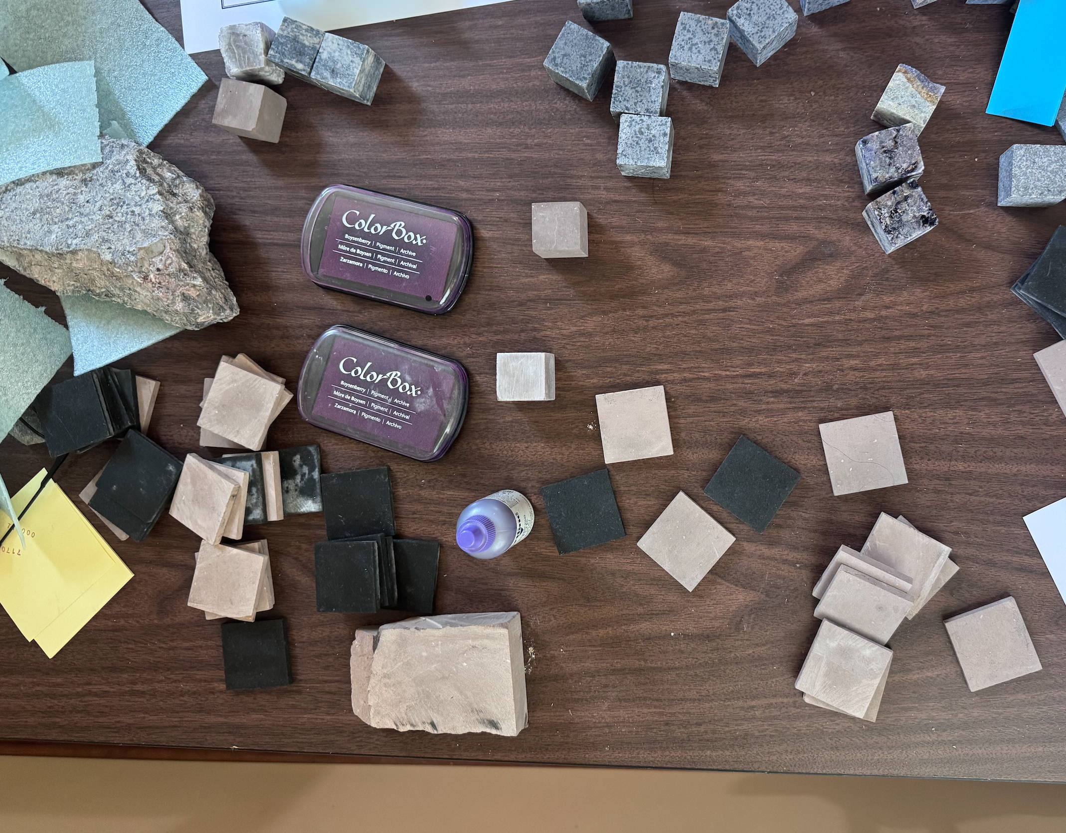 Some of Kala's polished rocks