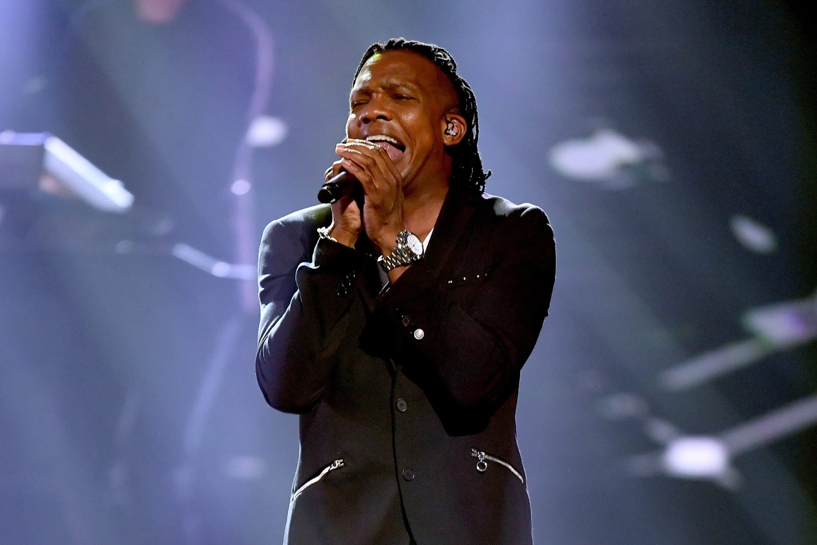 Michael Tait on stage at the K-Love Christian Fan Awards.