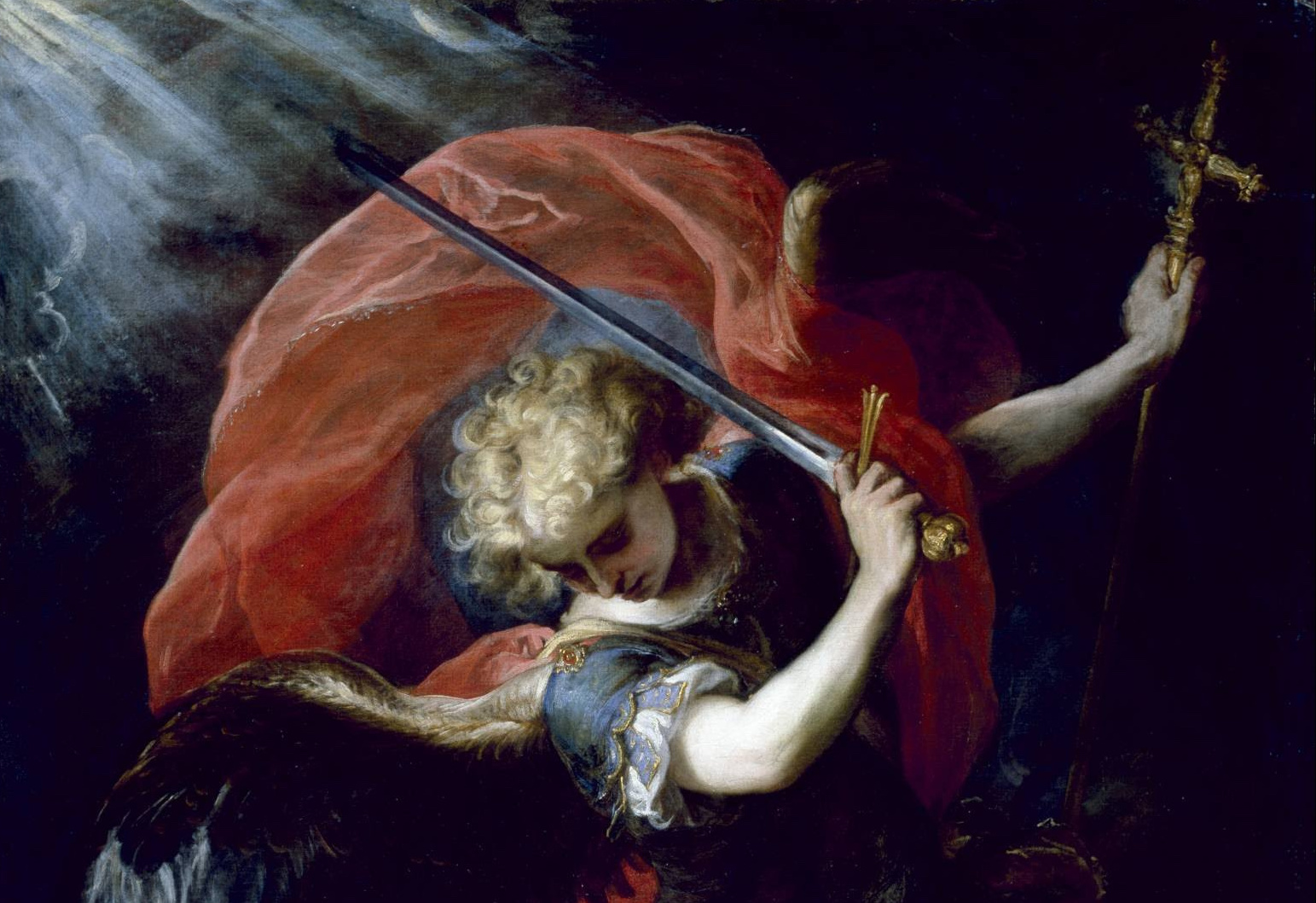 Michael the angel with a sword