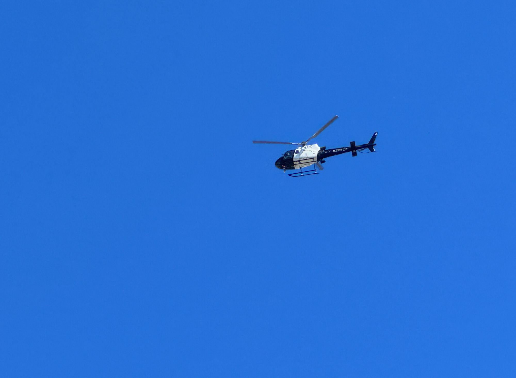 Chopper in air LAPD