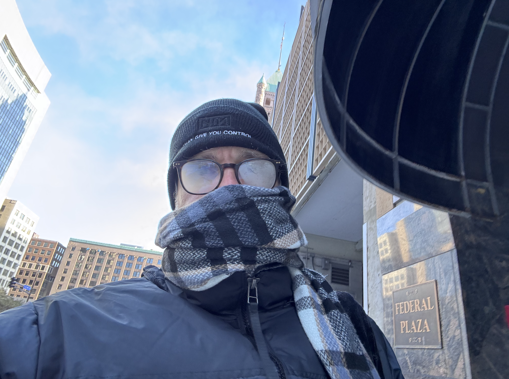 My glasses fogged up