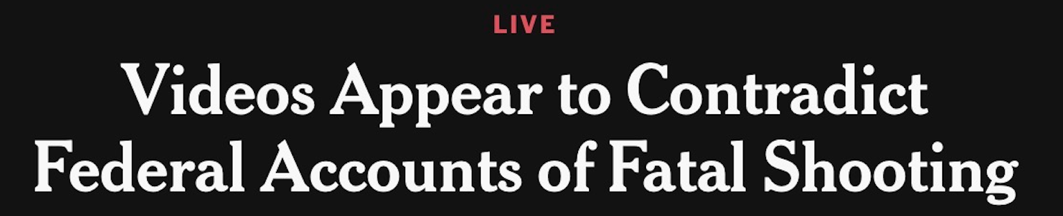 "Videos appear to contradict"