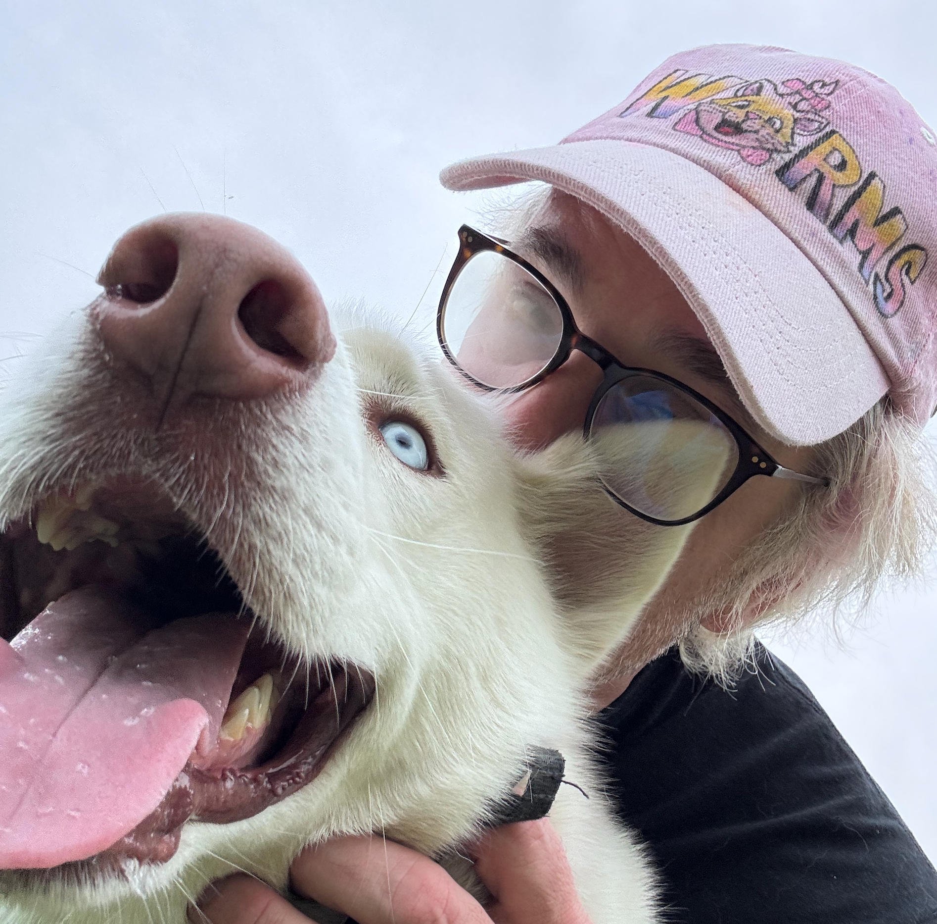 Me with a dog