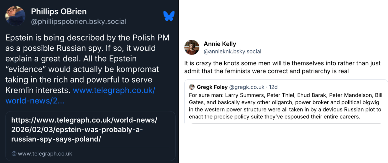 People justifying Epstein stuff on social media