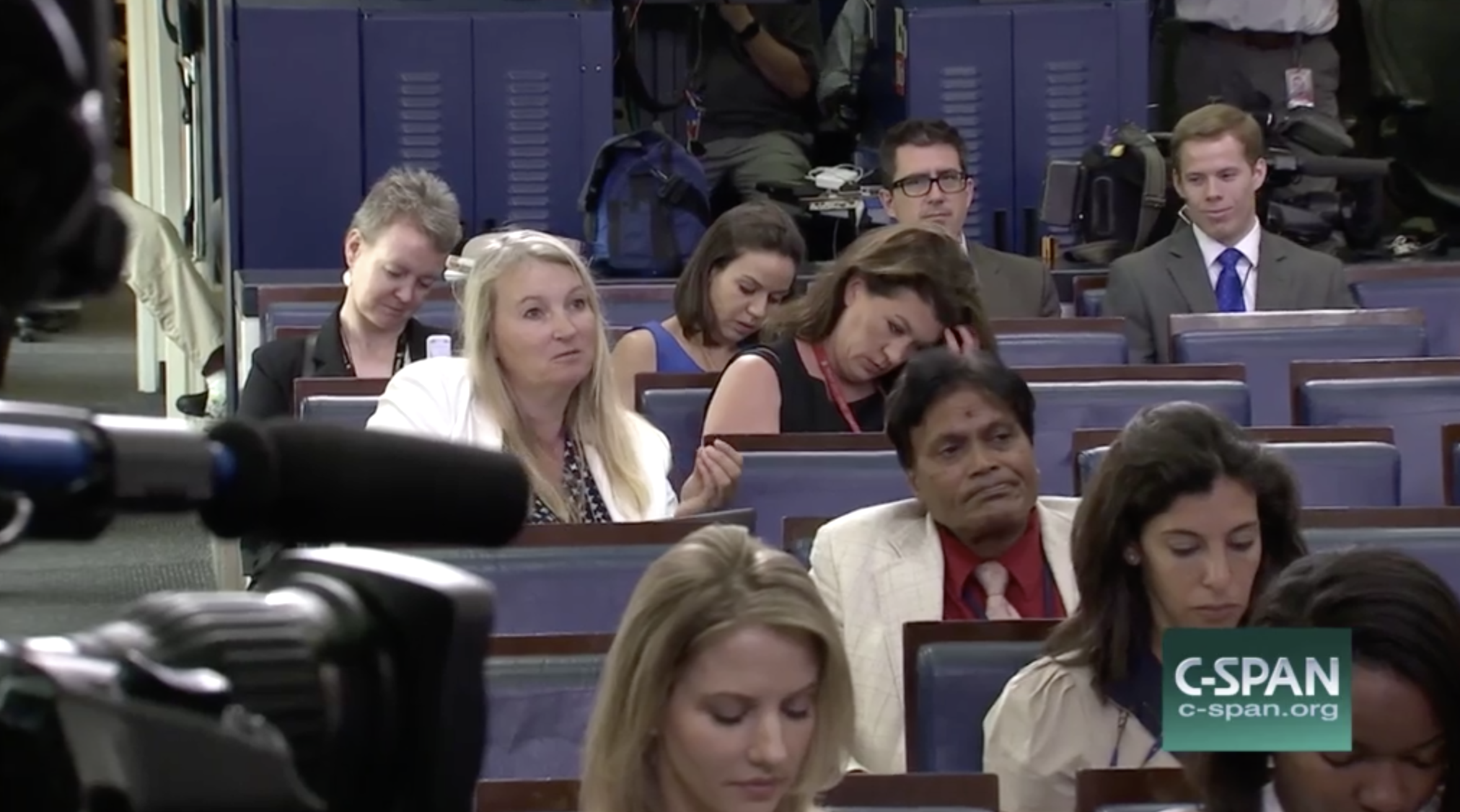 Wilding in the White House daily briefing on July 26, 2016.