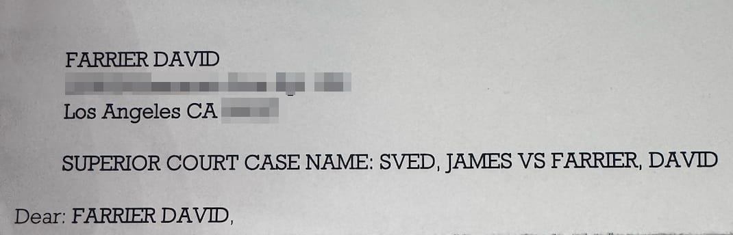 James Sved v Farrier