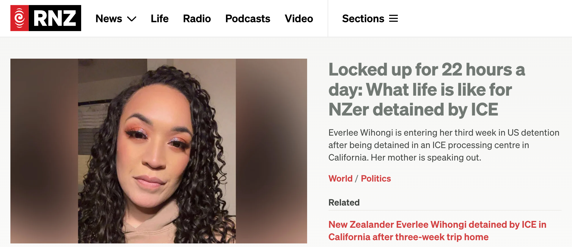 Everlee on RNZ