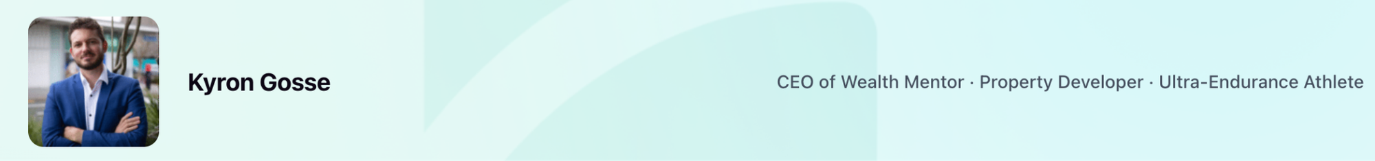 Kyron listed as a speaker