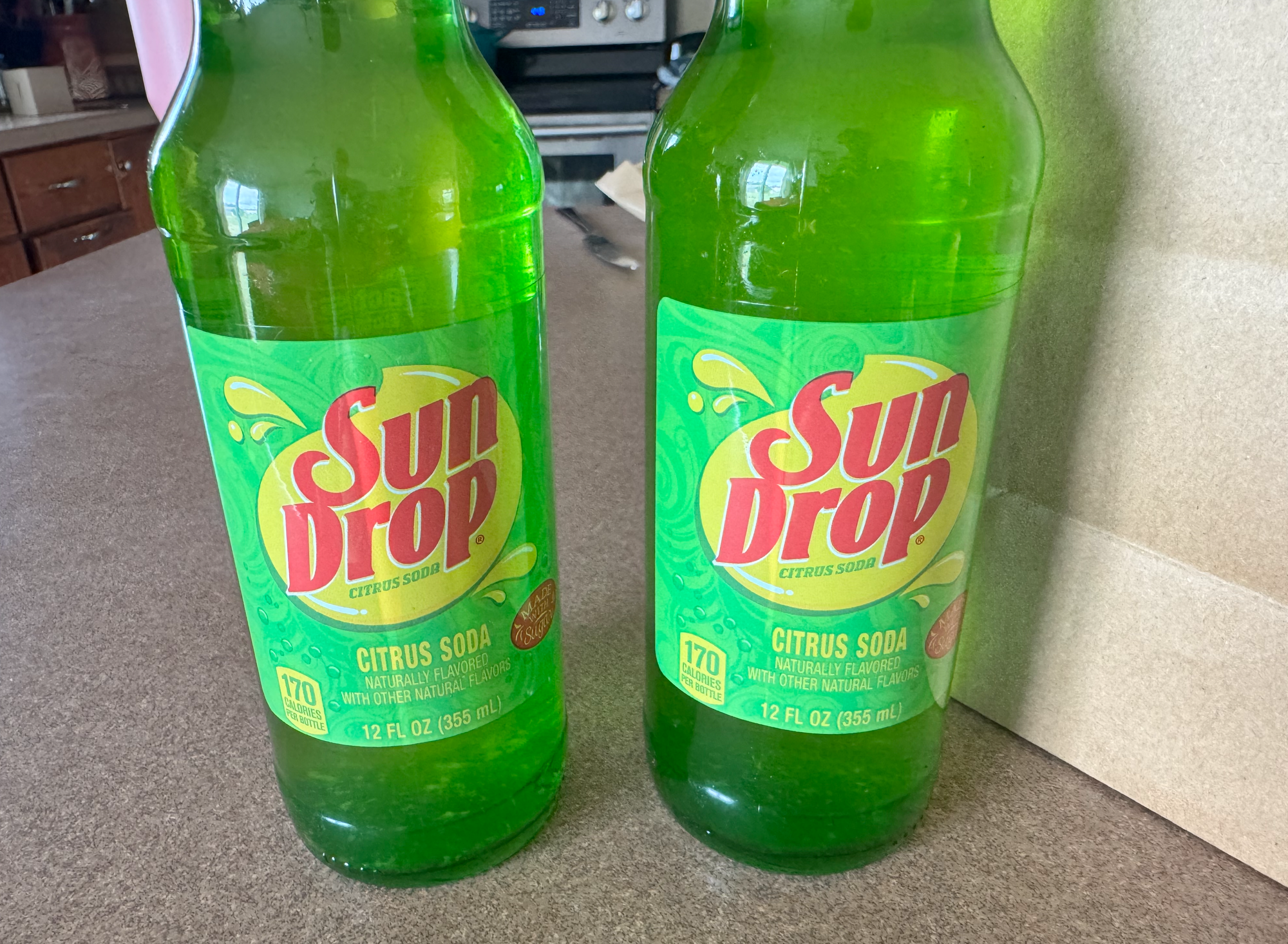 Sun Drop drink.