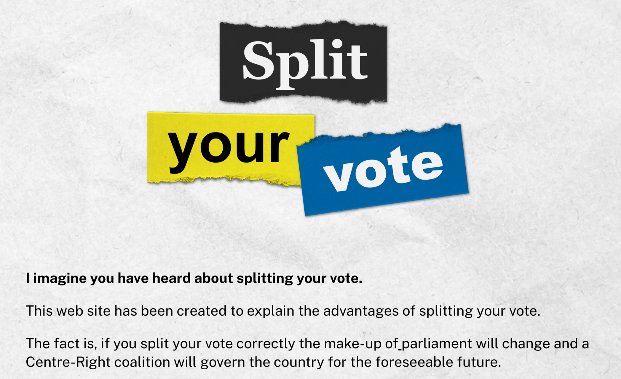 Split Your Vote screenshot