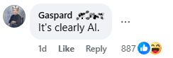 This is clearly AI