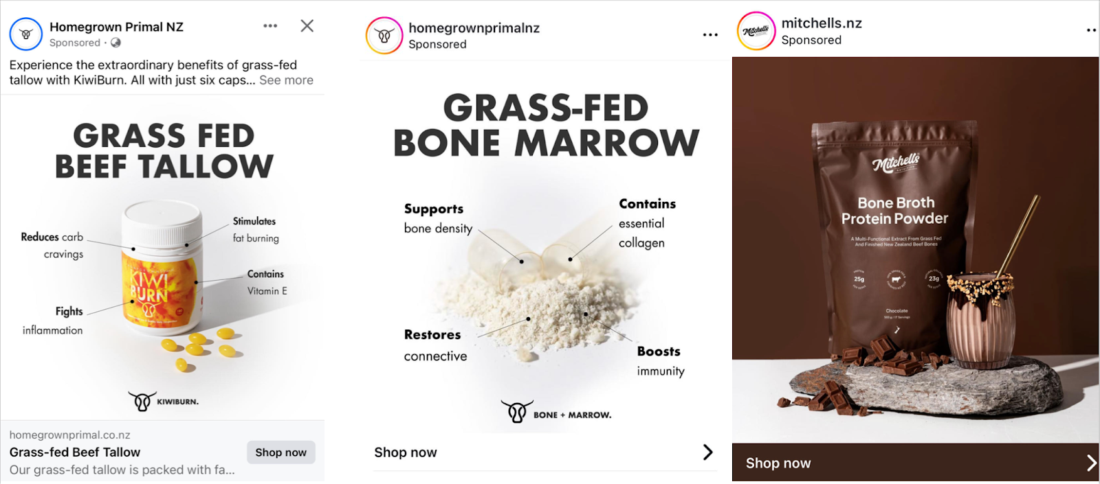 Various ads for bone marrow