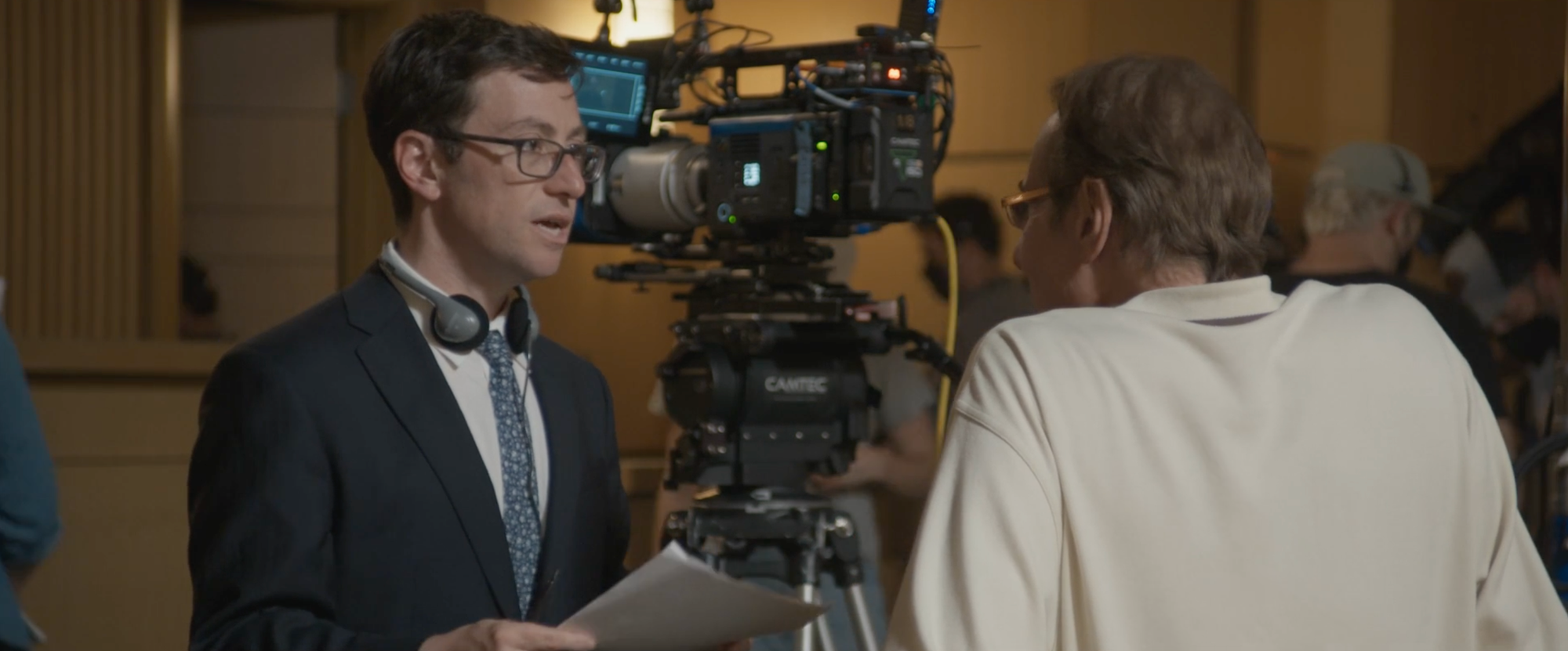 Jason directing on set