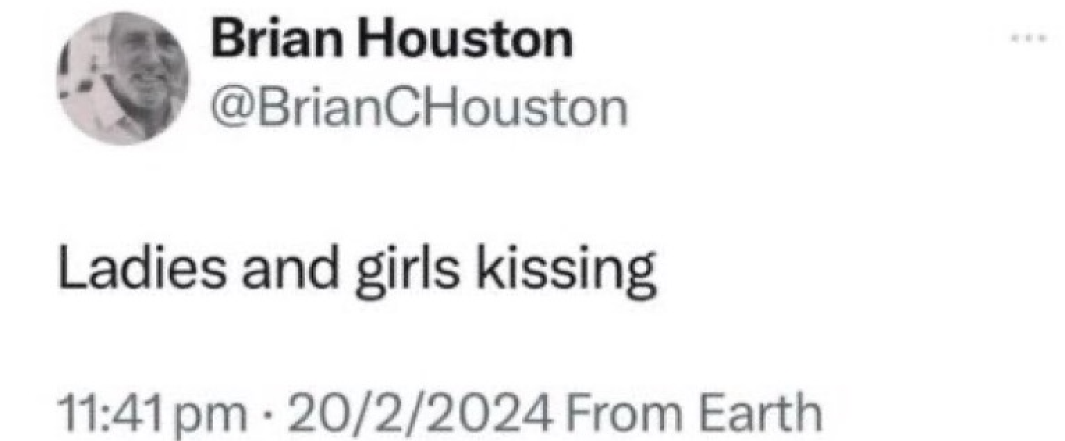 "Ladies and girls kissing"