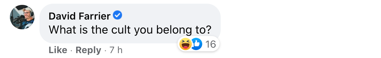 What is the cult you belong to?