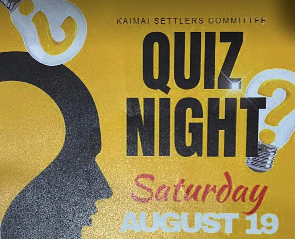 Kaimai Settler's Committee poster that put on the event