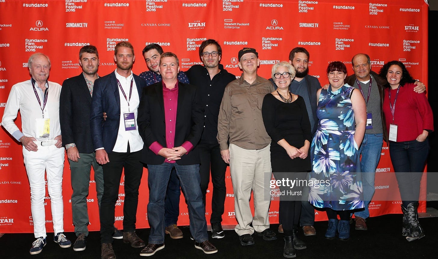 Sir James at the end of the shot, I am in the middle