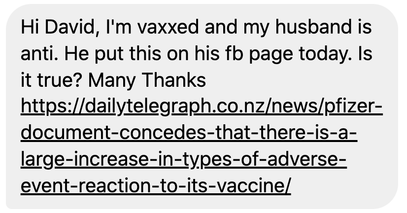 "My husband put this on his Facebook: Is it true?"