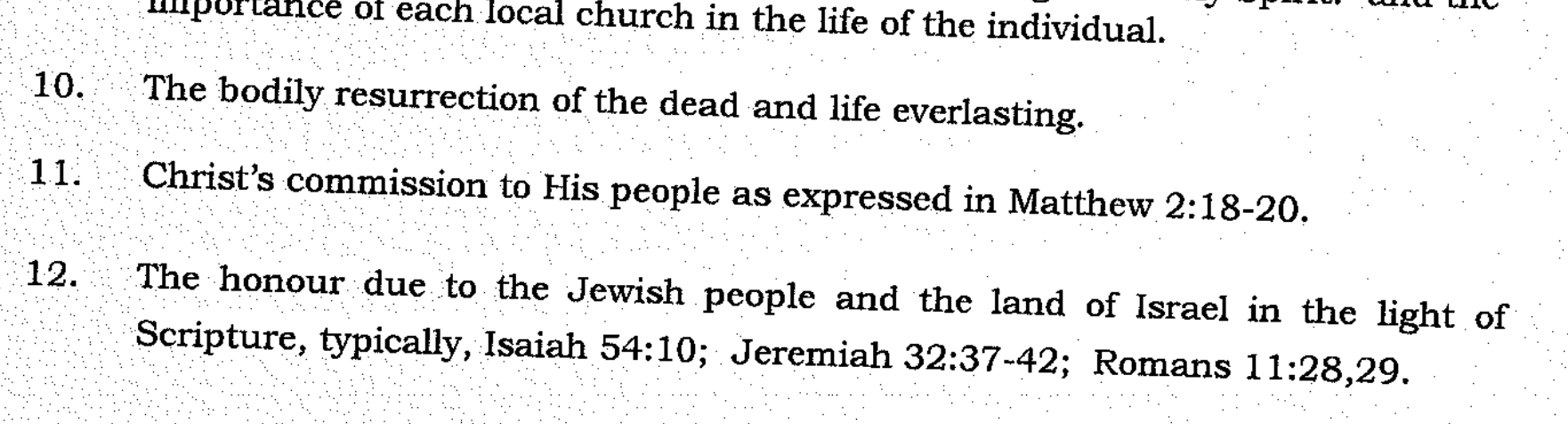 A bunch of statements from BC stopping at point 12