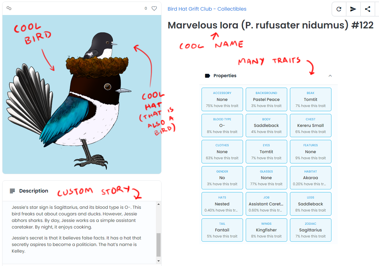 A better name, birds, and cool hats!