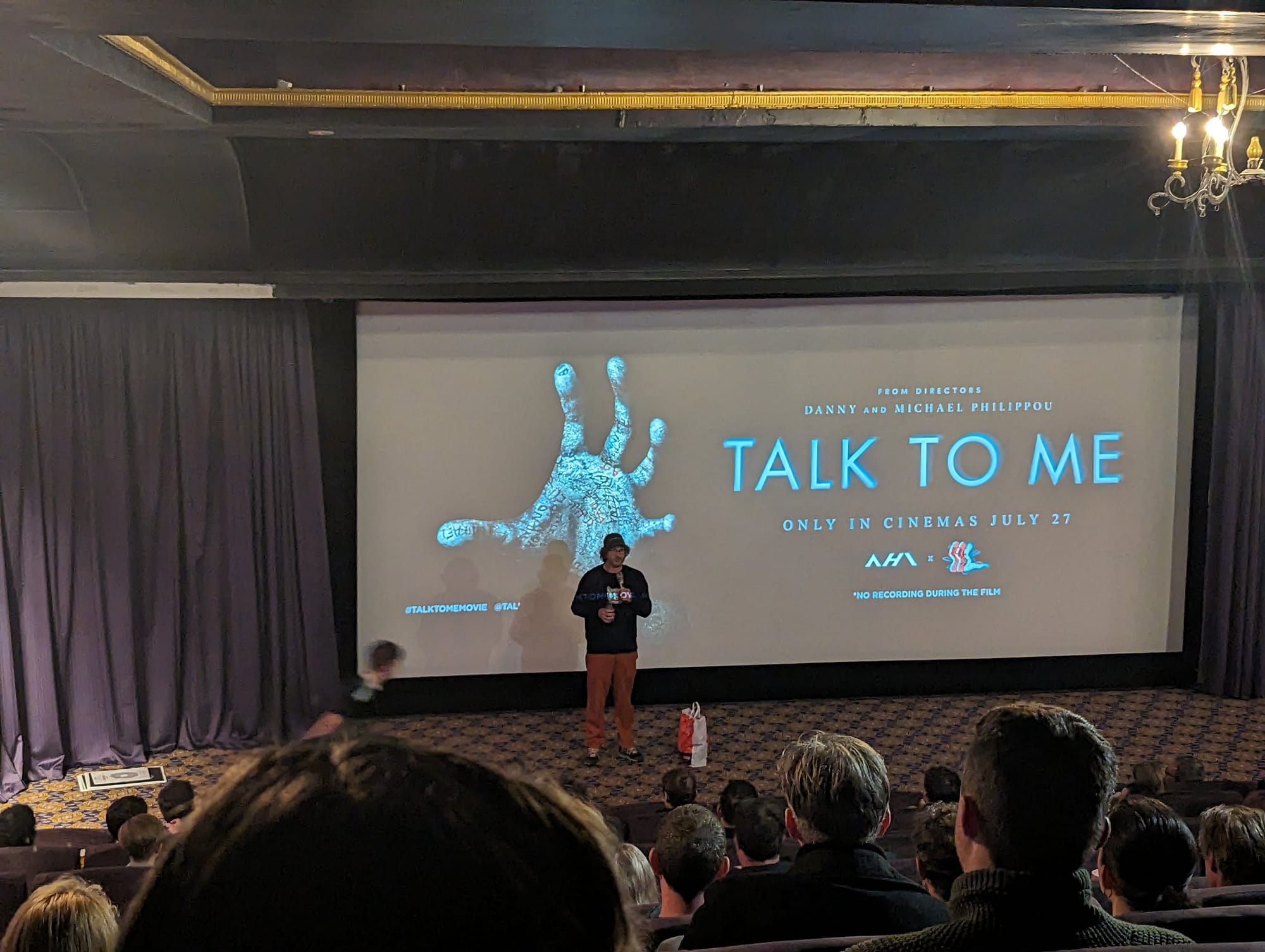 Me on stage on Talk to Me