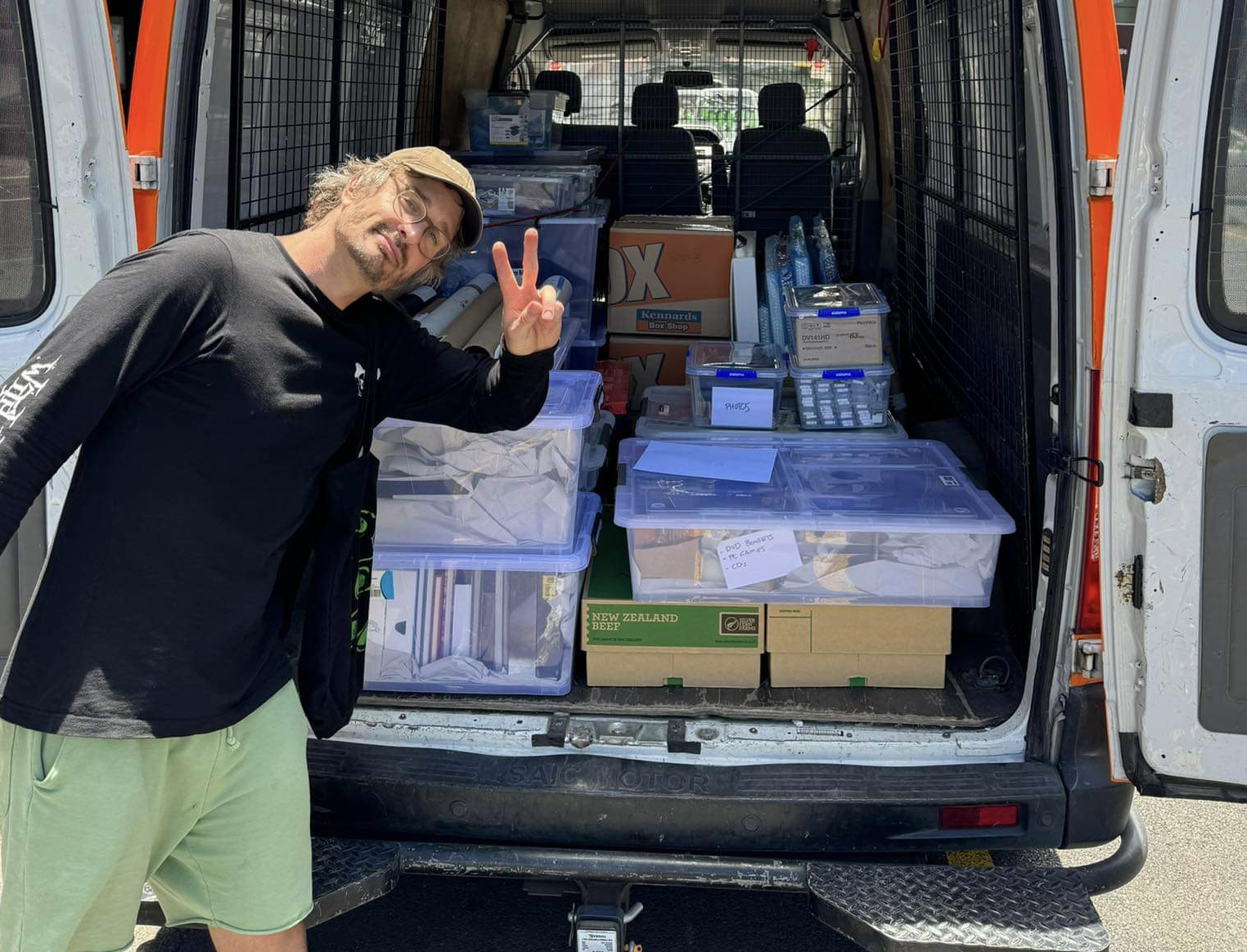 Me packing up all my things