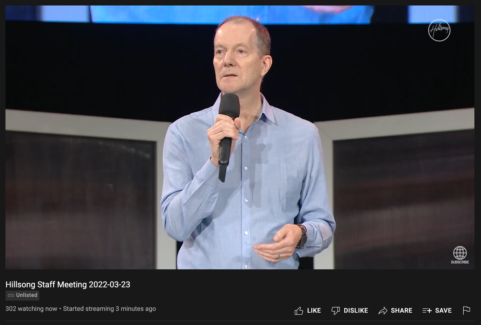 Robert Fergusson on stage