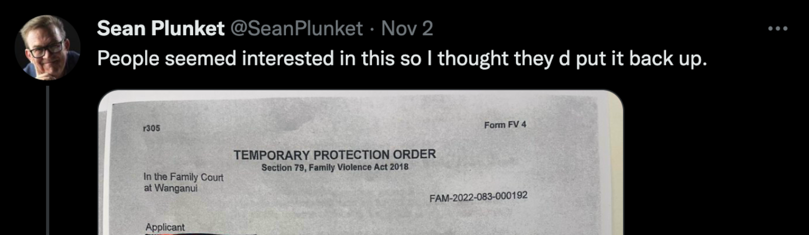 Sean: "People seemed interested in this so I thought I'd out it back up"