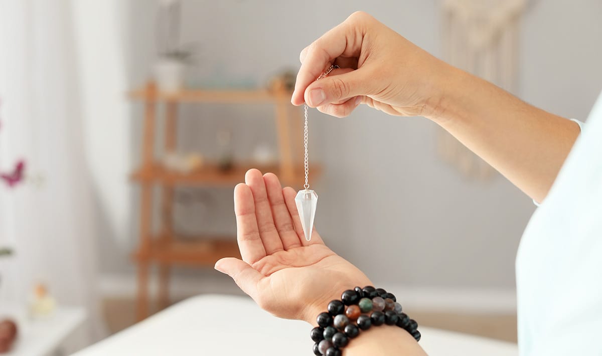 A hand held pendulum
