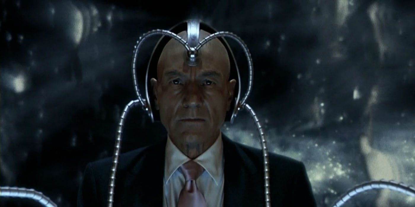Professor X in X Men reading minds