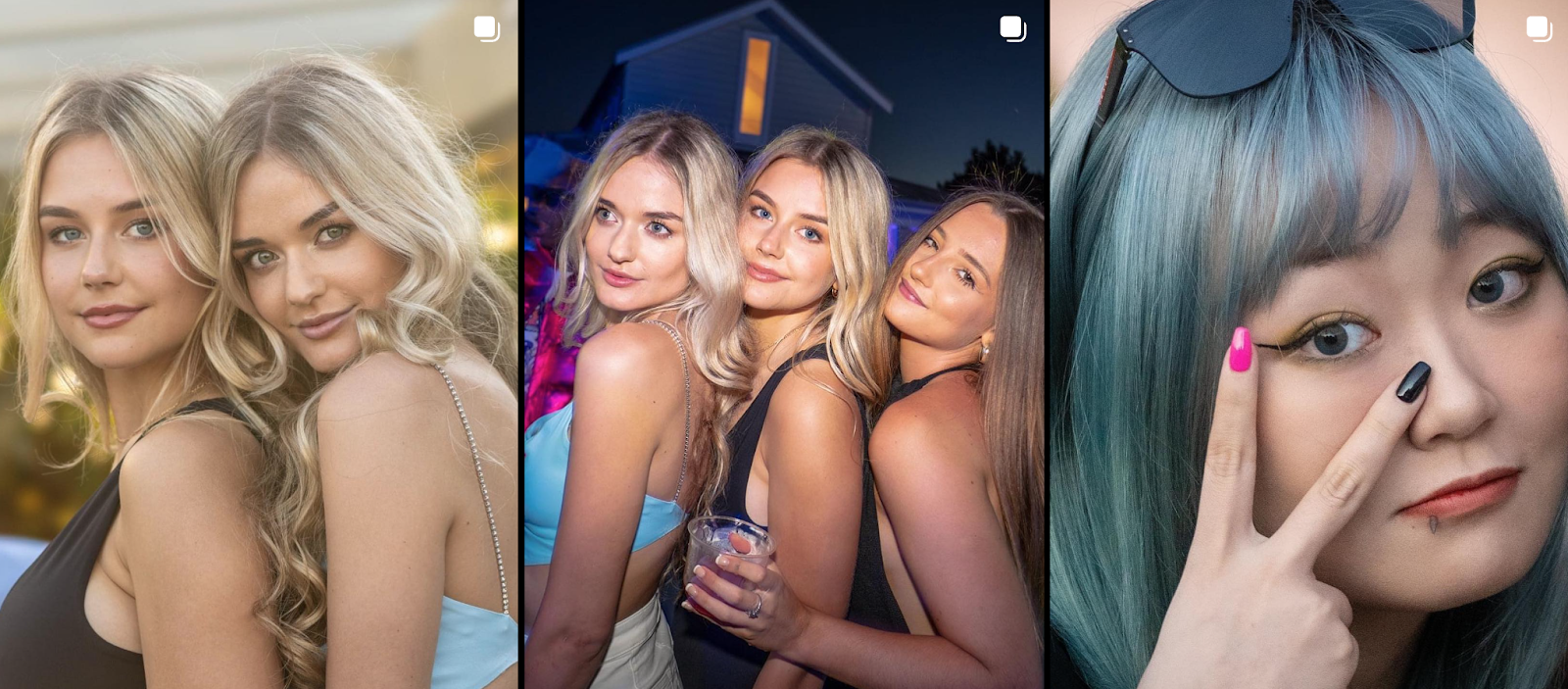 A series of woman Seeby has photographed
