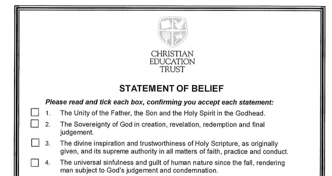 "The unity of the Father, the Son and the Holy Spirit in the Godhead"