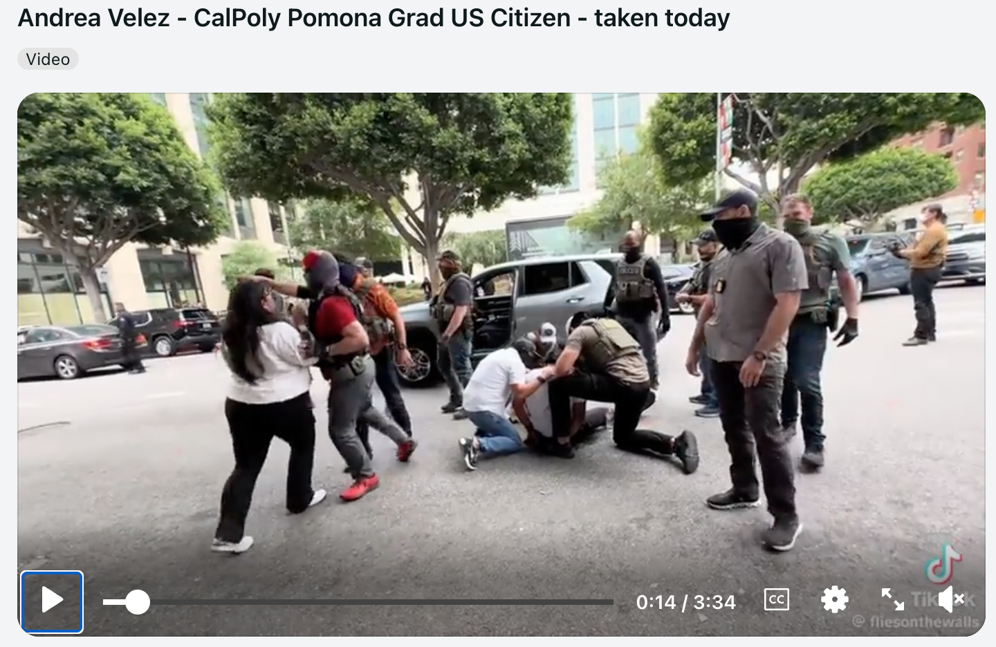"Andrea Velez - CalPoly Pomona Grad US Citizen - taken today"