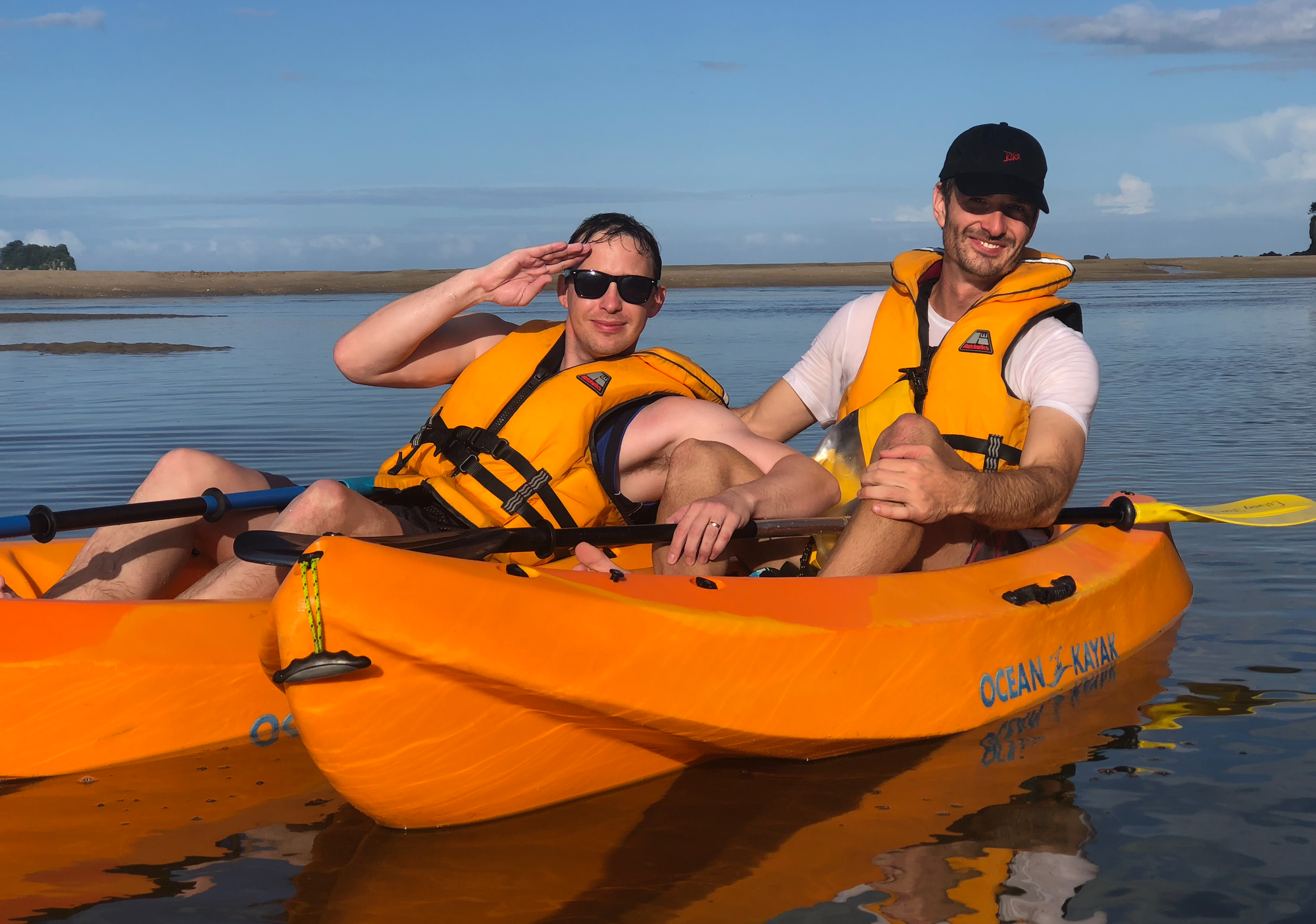 Me and Hayden on a kayak